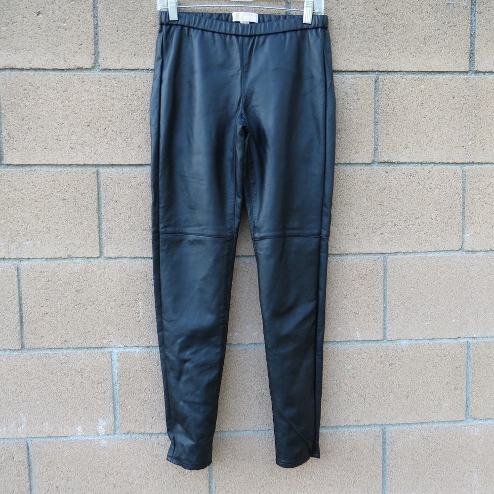 Michael Kors Vegan Leather Skinny Leggings Pants